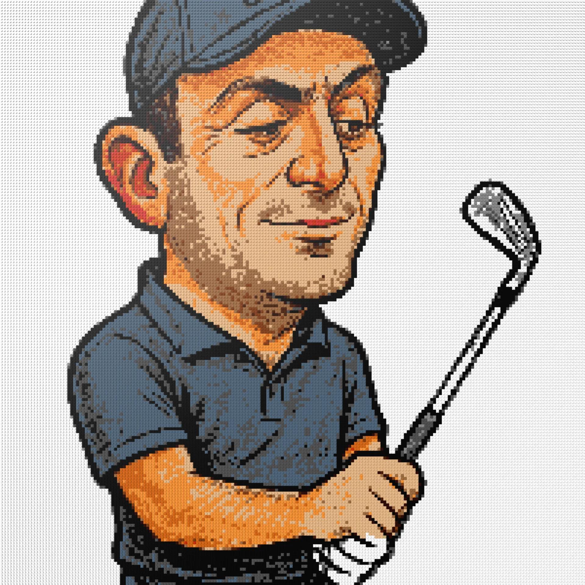 200*200studs, 160*160cm, 63*63inch