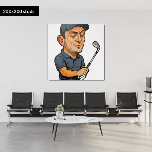 200*200studs, 160*160cm, 63*63inch