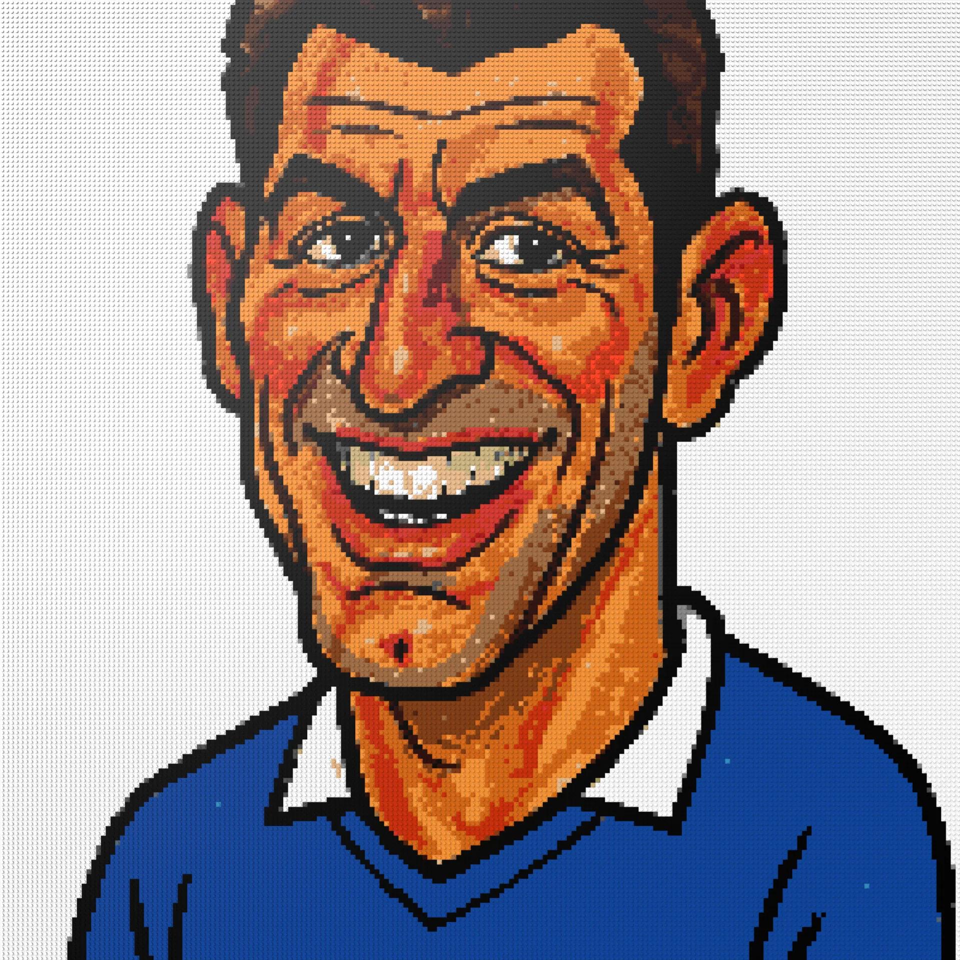 200*200studs, 160*160cm, 63*63inch