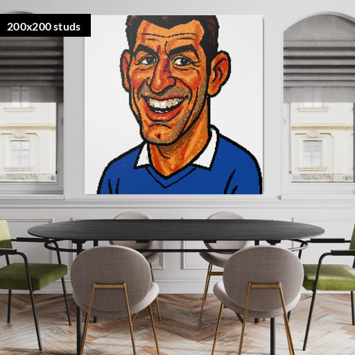 200*200studs, 160*160cm, 63*63inch