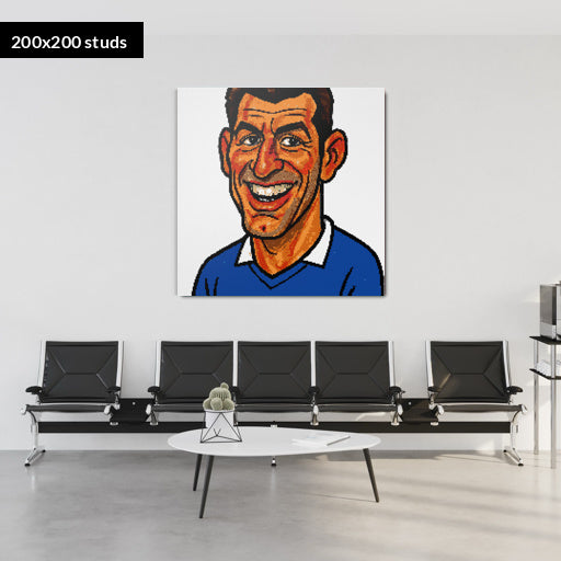 200*200studs, 160*160cm, 63*63inch