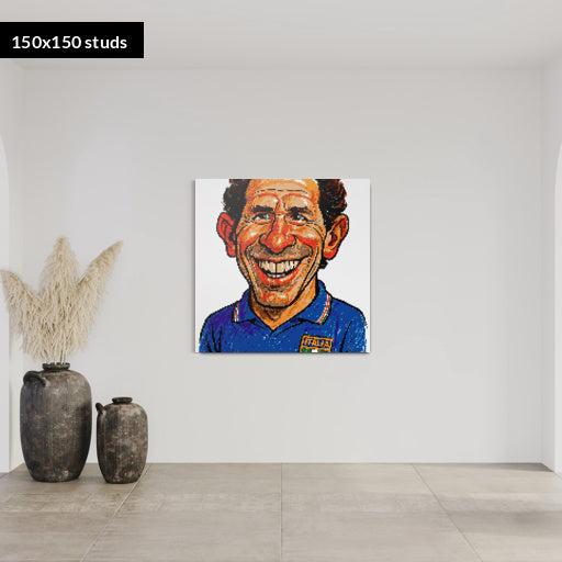 150*150studs, 120*120cm, 47,25*47,25inch