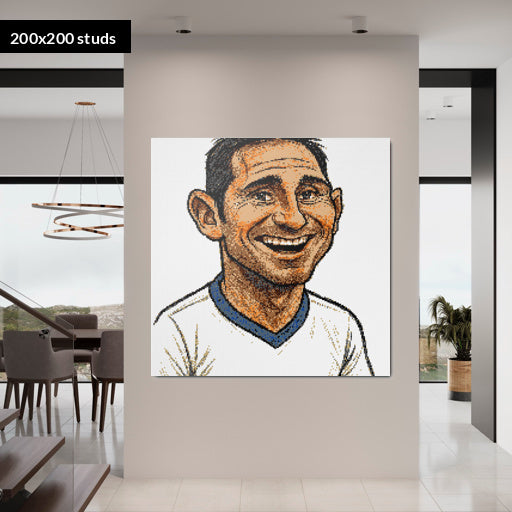 200*200studs, 160*160cm, 63*63inch