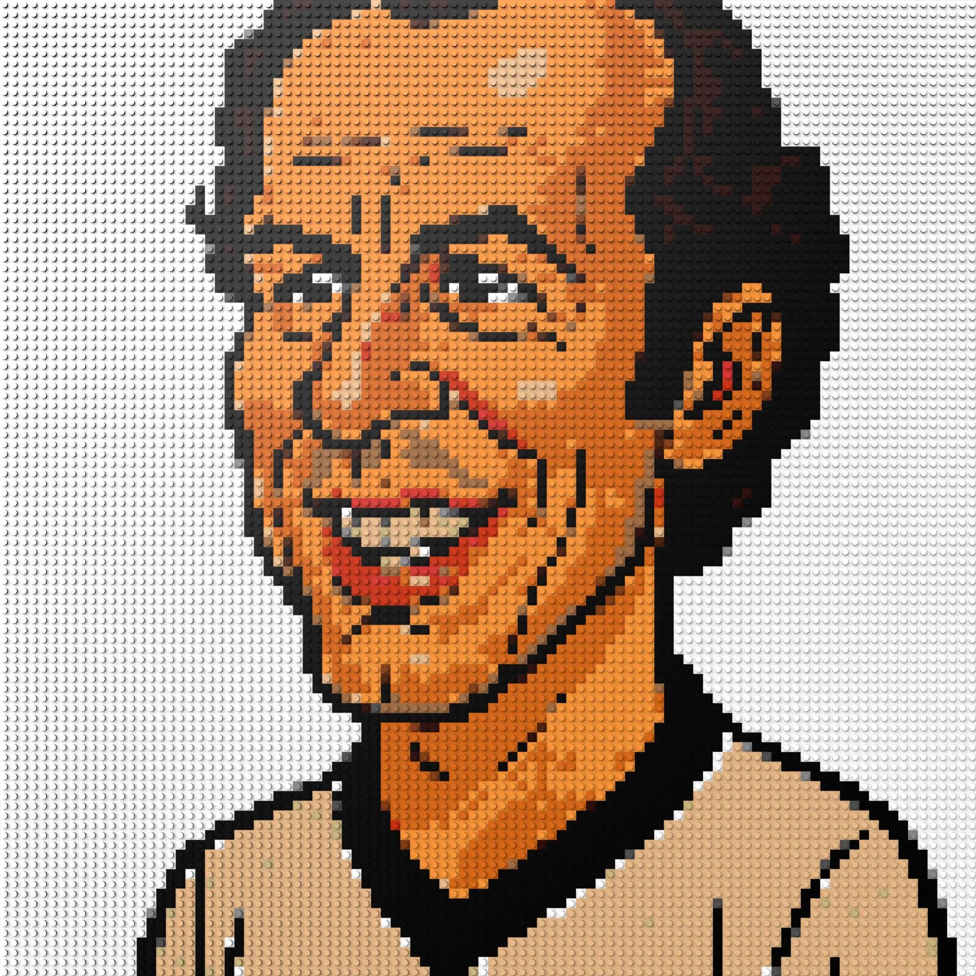 100*100studs, 80*80cm, 31,5*31,5inch