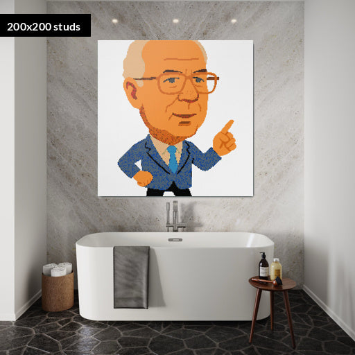 200*200studs, 160*160cm, 63*63inch