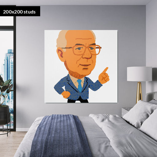 200*200studs, 160*160cm, 63*63inch