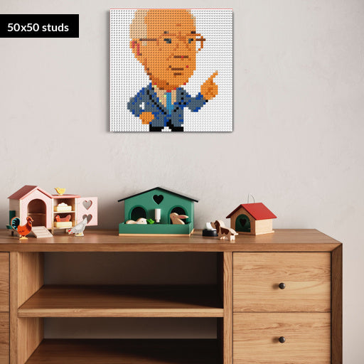 50*50studs, 40*40cm, 15,75*15,75inch