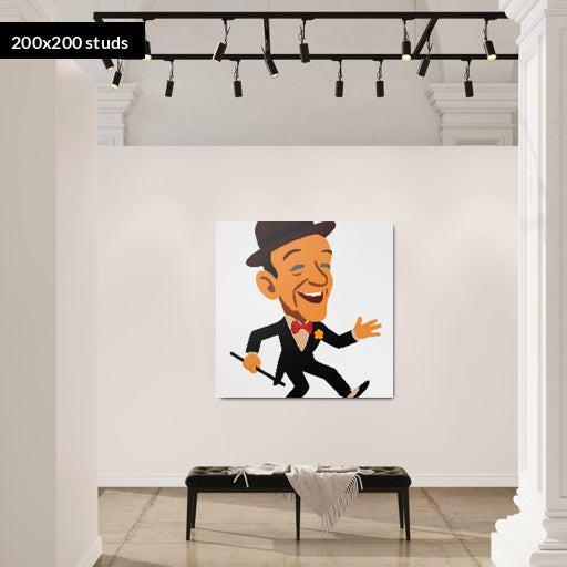 200*200studs, 160*160cm, 63*63inch