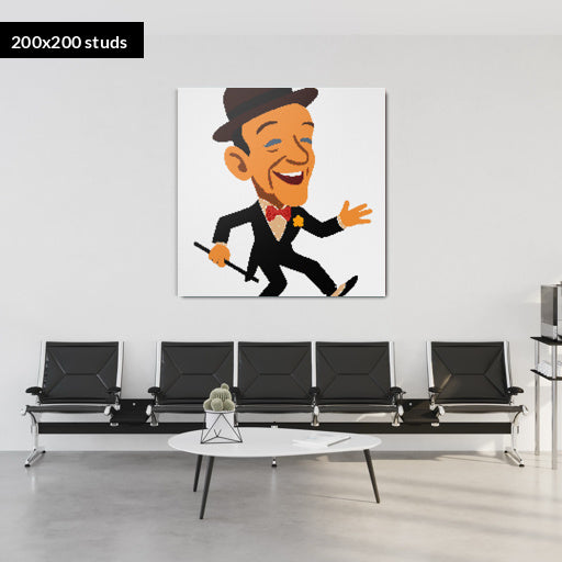 200*200studs, 160*160cm, 63*63inch