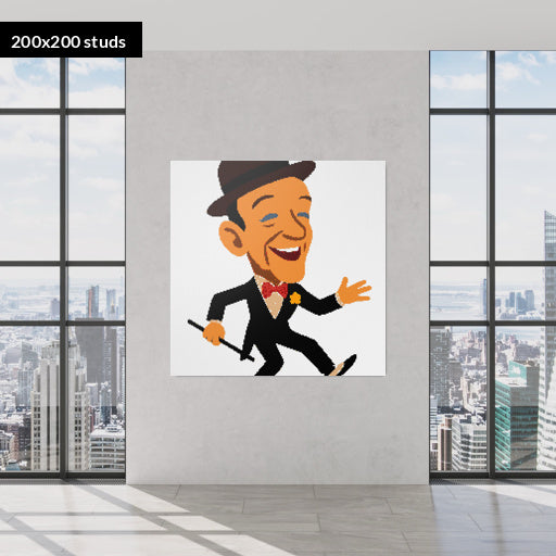 200*200studs, 160*160cm, 63*63inch