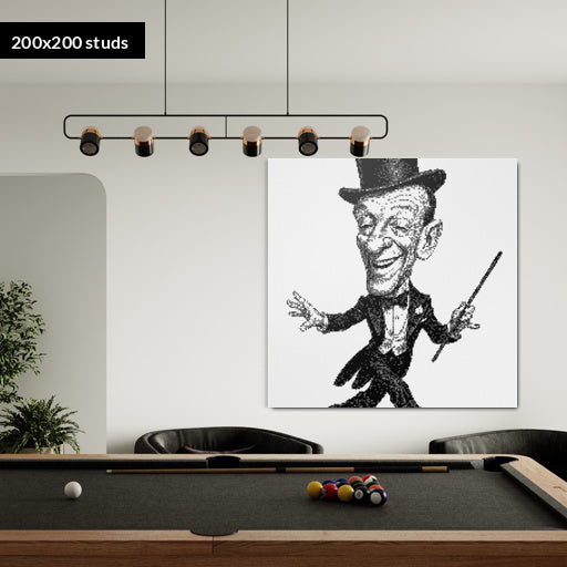 200*200studs, 160*160cm, 63*63inch