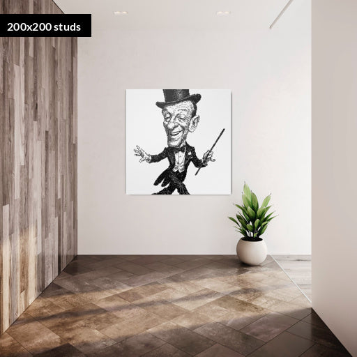 200*200studs, 160*160cm, 63*63inch