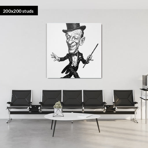 200*200studs, 160*160cm, 63*63inch