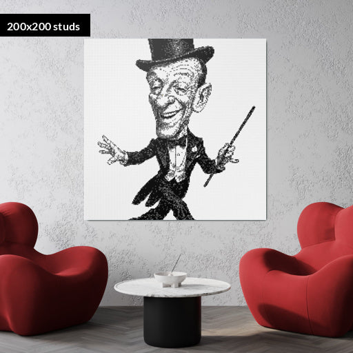 200*200studs, 160*160cm, 63*63inch