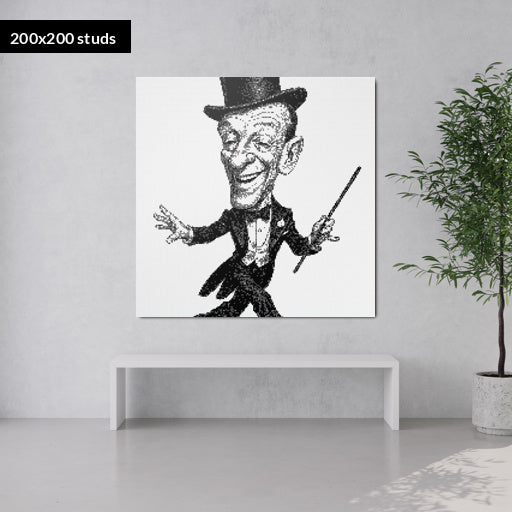 200*200studs, 160*160cm, 63*63inch