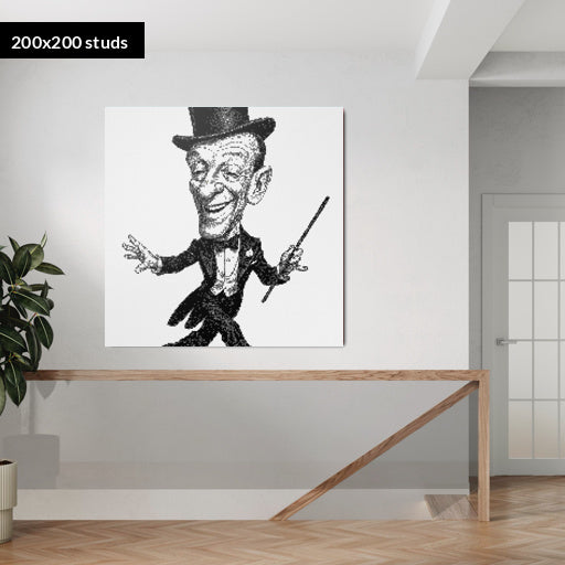 200*200studs, 160*160cm, 63*63inch