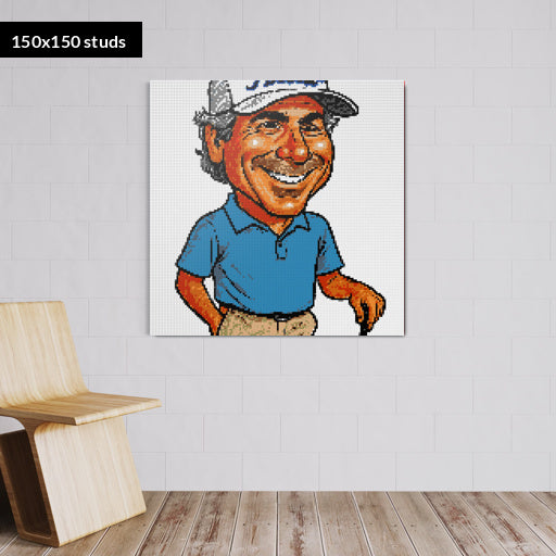 150*150studs, 120*120cm, 47,25*47,25inch