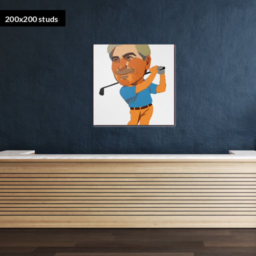 200*200studs, 160*160cm, 63*63inch