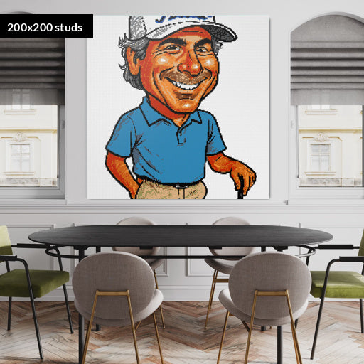 200*200studs, 160*160cm, 63*63inch