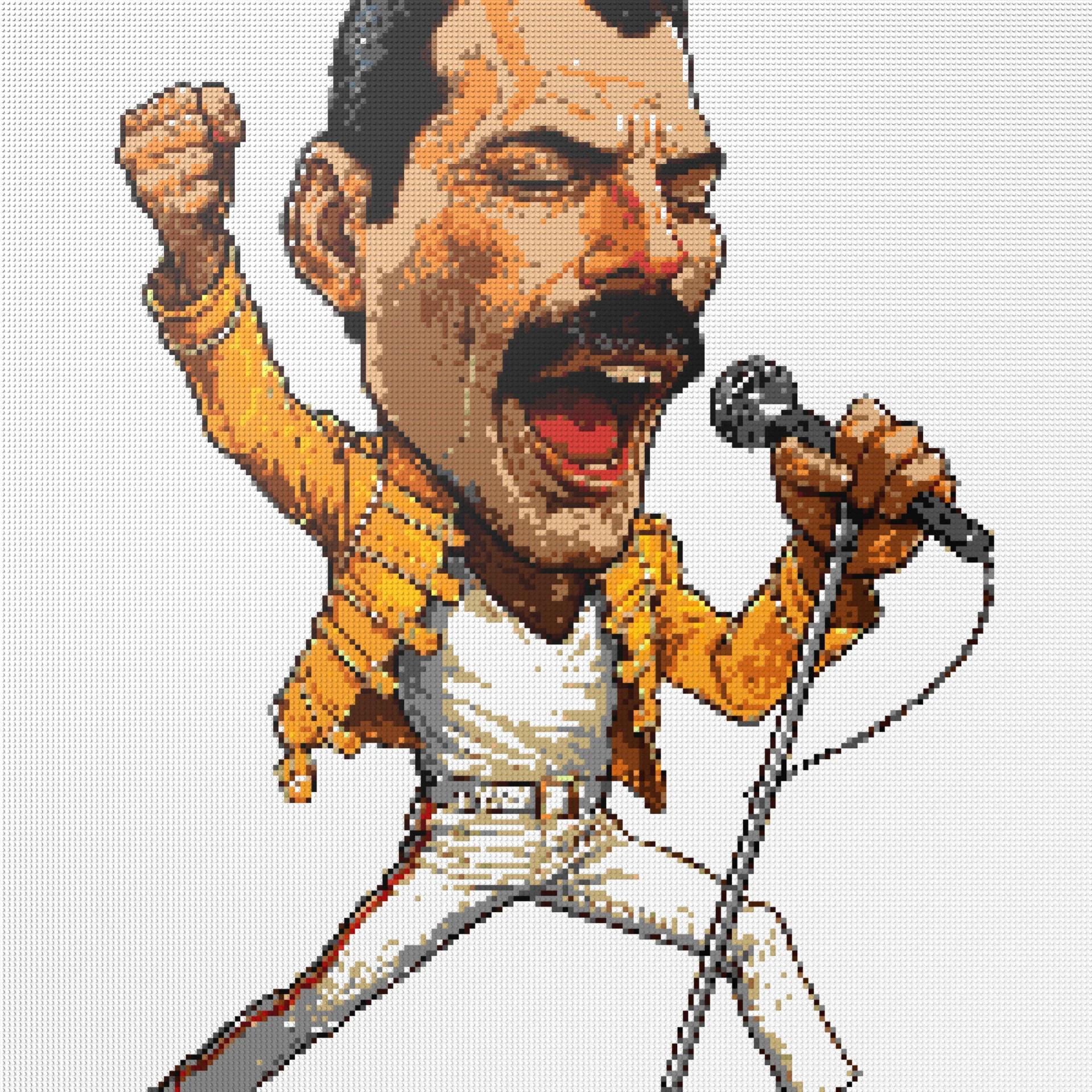 200*200studs, 160*160cm, 63*63inch