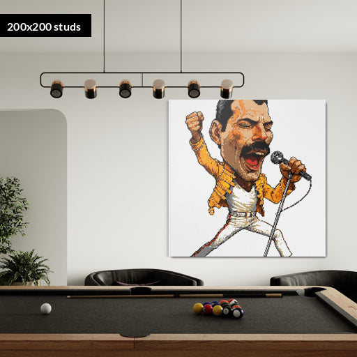 200*200studs, 160*160cm, 63*63inch