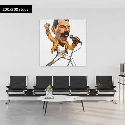 200*200studs, 160*160cm, 63*63inch