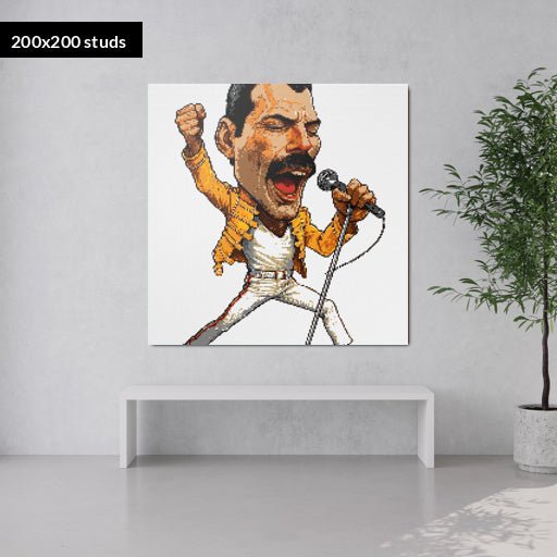 200*200studs, 160*160cm, 63*63inch