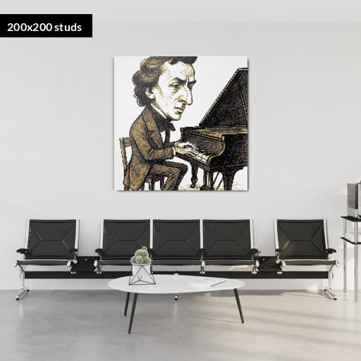 200*200studs, 160*160cm, 63*63inch