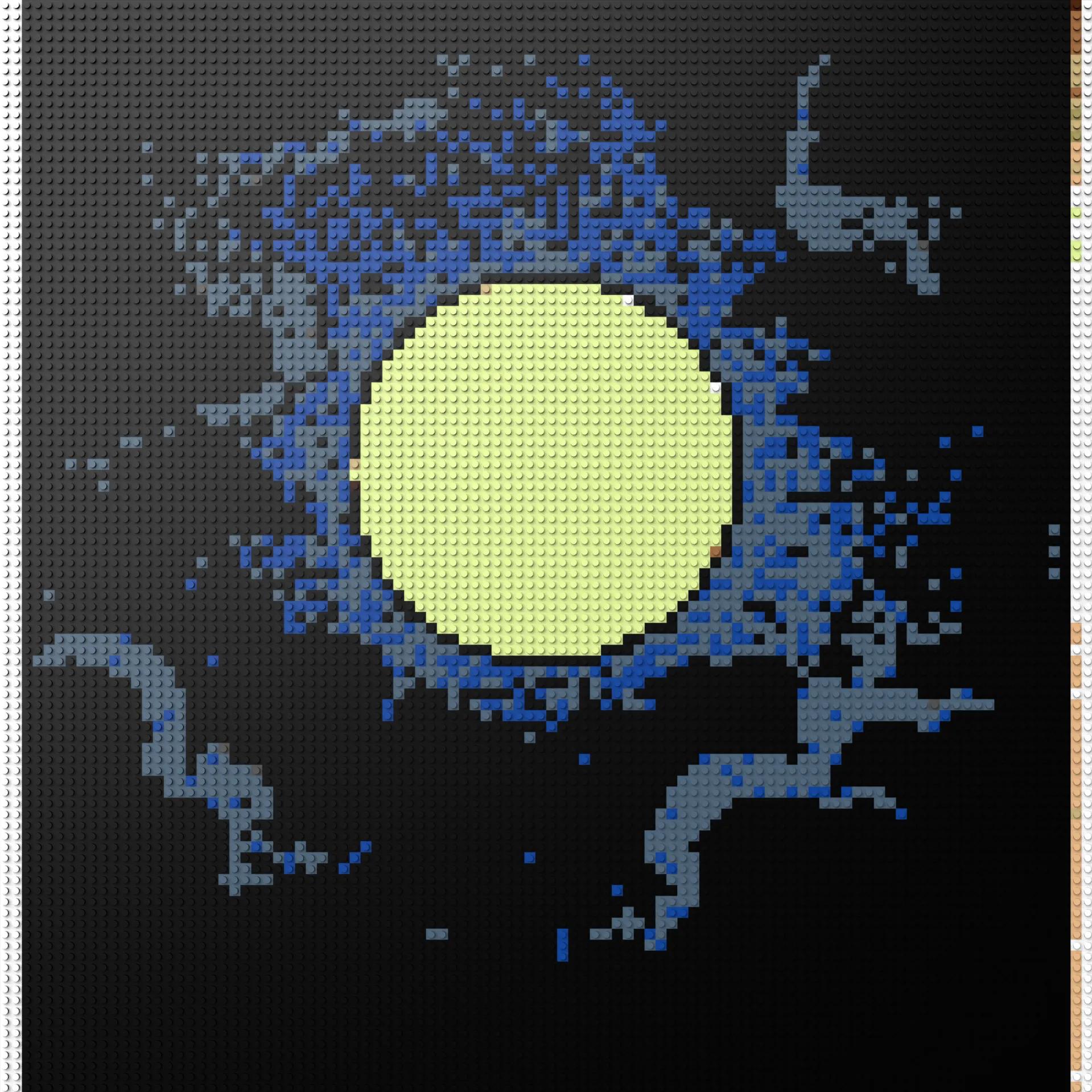 100*100studs, 80*80cm, 31,5*31,5inch