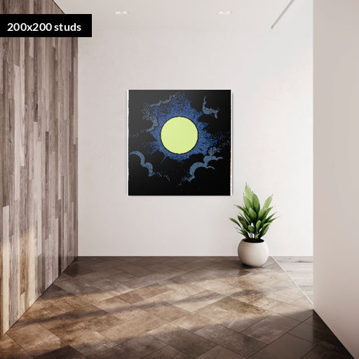 200*200studs, 160*160cm, 63*63inch