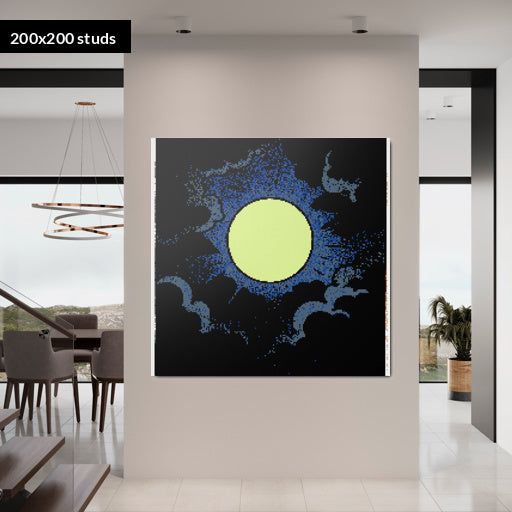 200*200studs, 160*160cm, 63*63inch