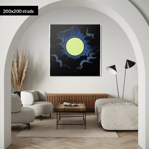 200*200studs, 160*160cm, 63*63inch