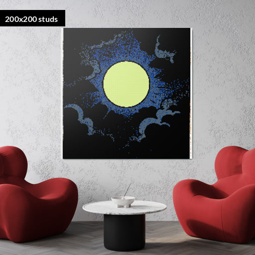 200*200studs, 160*160cm, 63*63inch