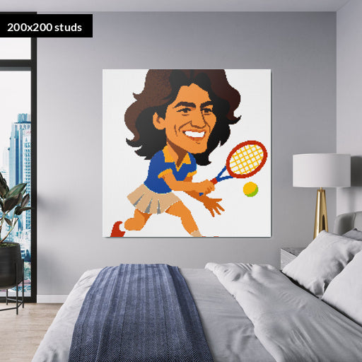 200*200studs, 160*160cm, 63*63inch