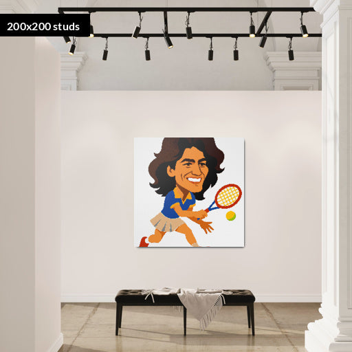 200*200studs, 160*160cm, 63*63inch