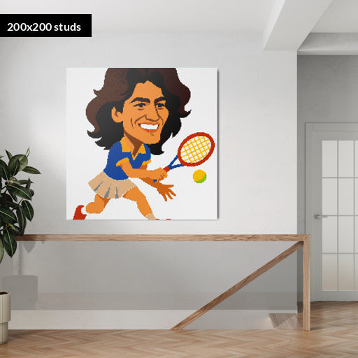 200*200studs, 160*160cm, 63*63inch