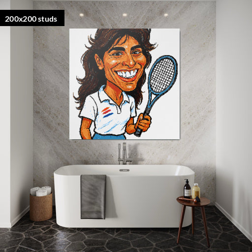 200*200studs, 160*160cm, 63*63inch