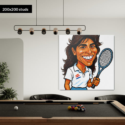 200*200studs, 160*160cm, 63*63inch