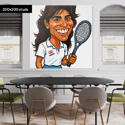 200*200studs, 160*160cm, 63*63inch