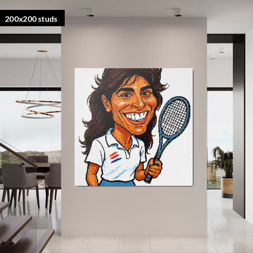 200*200studs, 160*160cm, 63*63inch