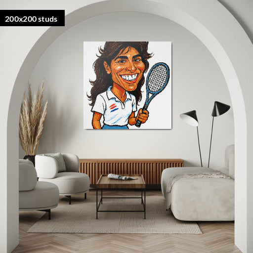 200*200studs, 160*160cm, 63*63inch