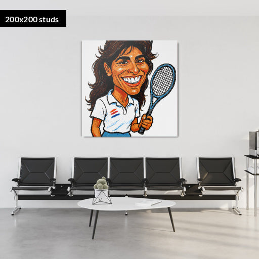 200*200studs, 160*160cm, 63*63inch