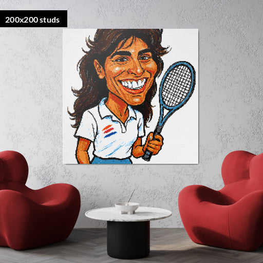 200*200studs, 160*160cm, 63*63inch