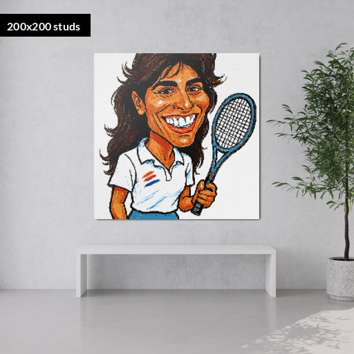 200*200studs, 160*160cm, 63*63inch