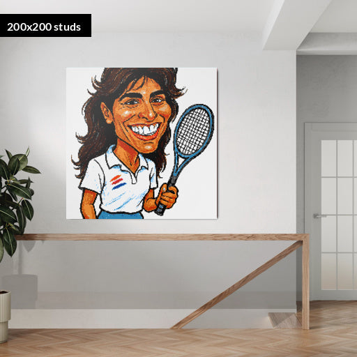 200*200studs, 160*160cm, 63*63inch