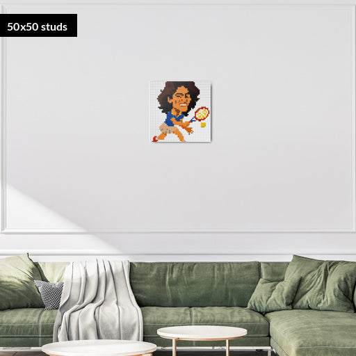 50*50studs, 40*40cm, 15,75*15,75inch