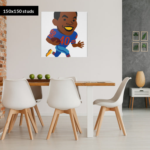 150*150studs, 120*120cm, 47,25*47,25inch