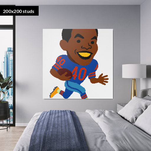 200*200studs, 160*160cm, 63*63inch