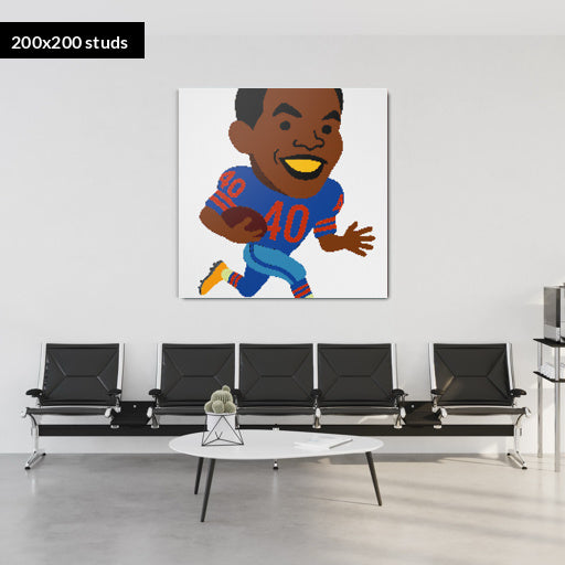 200*200studs, 160*160cm, 63*63inch