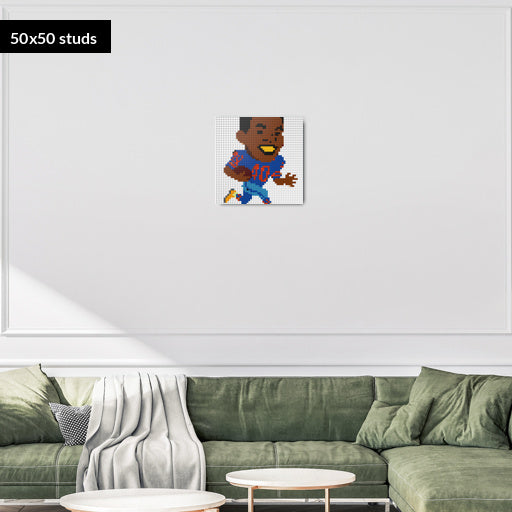 50*50studs, 40*40cm, 15,75*15,75inch